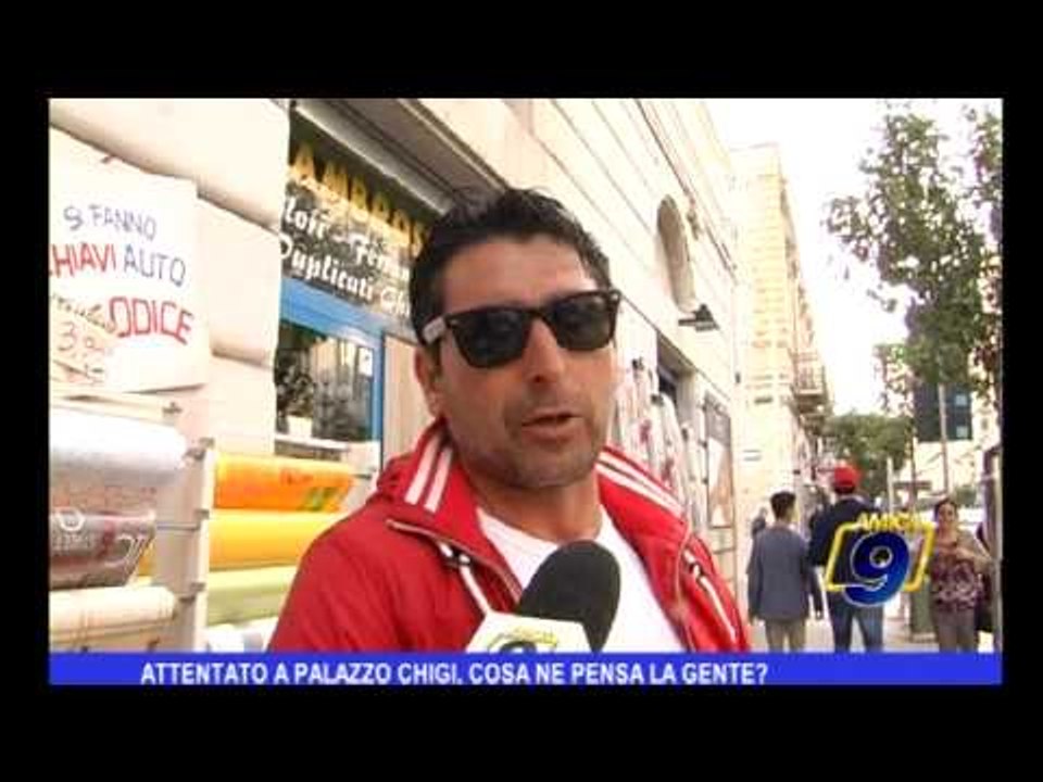 Attentato a Palazzo Chigi, cosa ne pensa la gente?