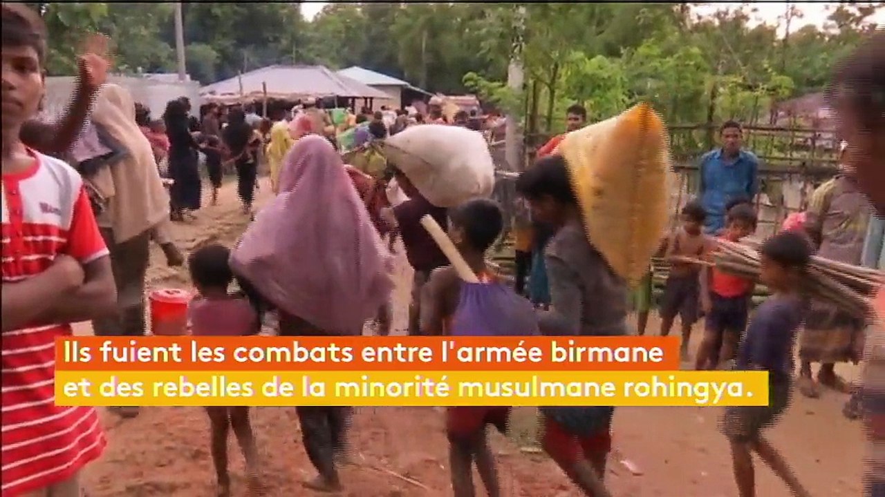 Des milliers de Rohingyas fuient les combats en Birmanie
