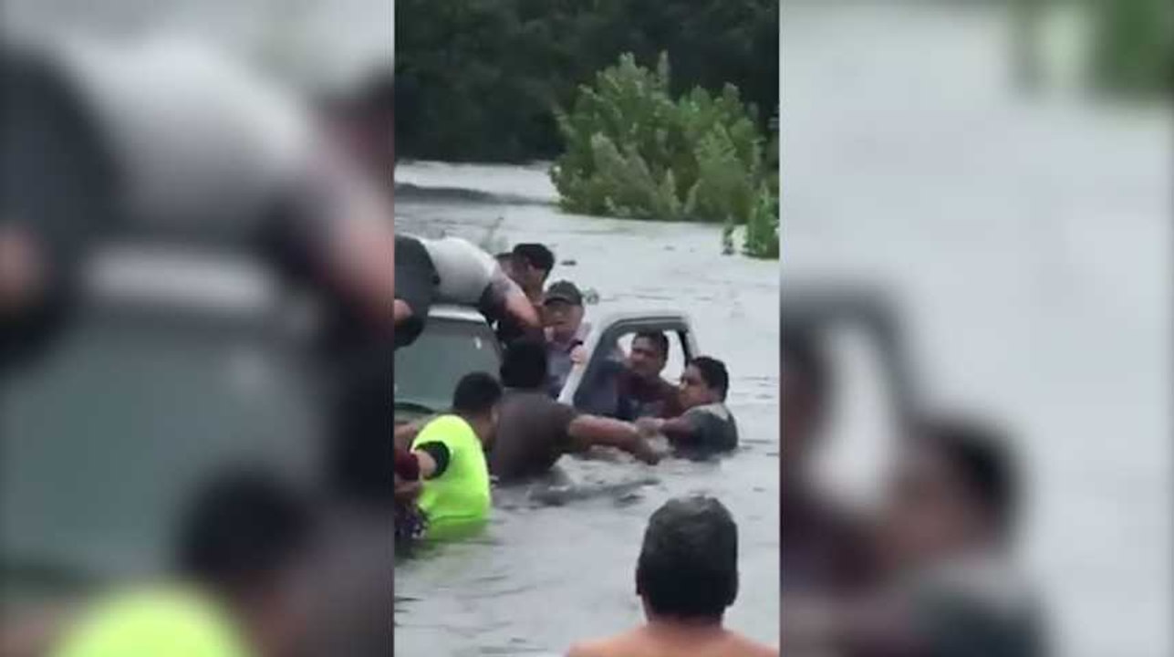 Houston : une chaîne humaine pour sauver la vie de cet homme