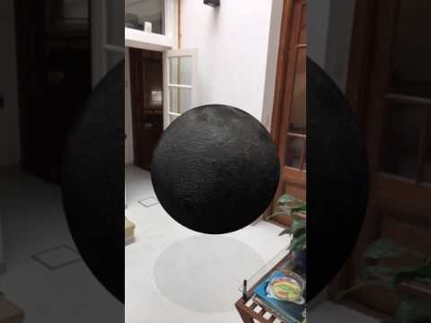 It's One Small Step for Man... Into His Kitchen Where He Recreates a Moon Landing