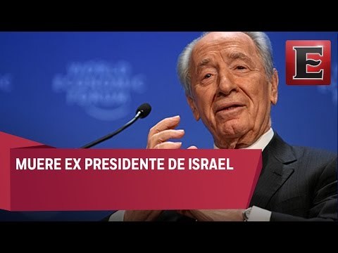 Israel esta de luto, fallece Shimon Peres