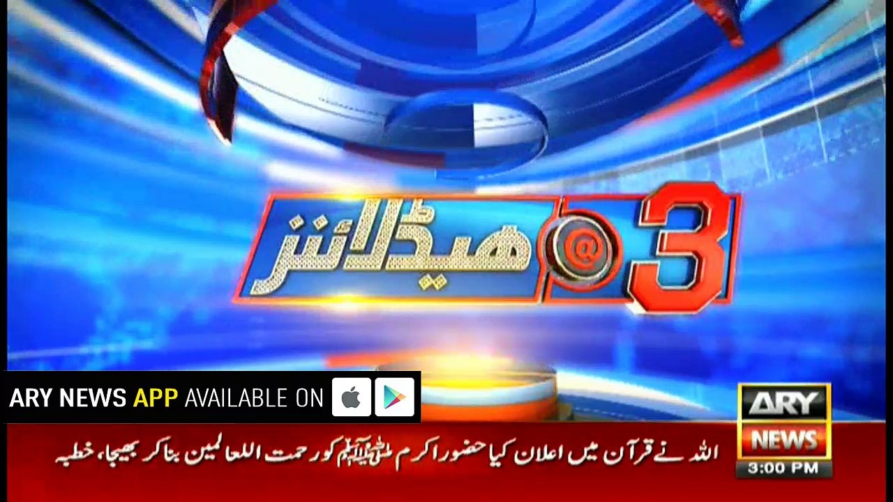 Headlines 1500 31st August 2017