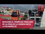 Arranca en Ecatepec el servicio de teleférico para el transporte público