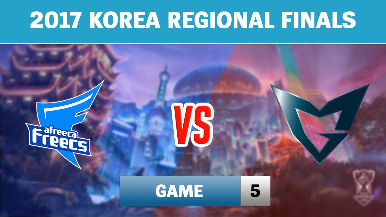 Highlights: AFS vs SSG Game 5 | Afreeca Freecs vs Samsung Galaxy | 2017 Korea Regional Finals