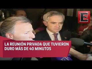 Meade y Mancera acuerdan mesas de trabajo para el presupuesto de la CDMX