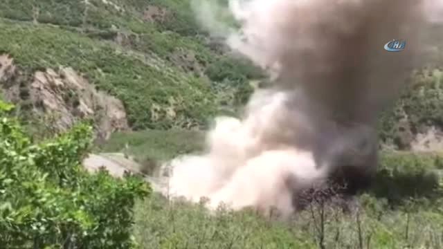 Tunceli'de 70 Kiloluk Patlayıcı Ele Geçirildi