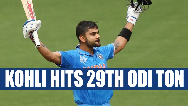 India vs Sri Lanka 4th ODI : Indian skipper Virat Kohli hits 29th ton | Oneindia News