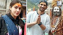 Sara Ali Khan & Sushant Singh Rajput Seek Blessings Before Shooting Kedarnath!