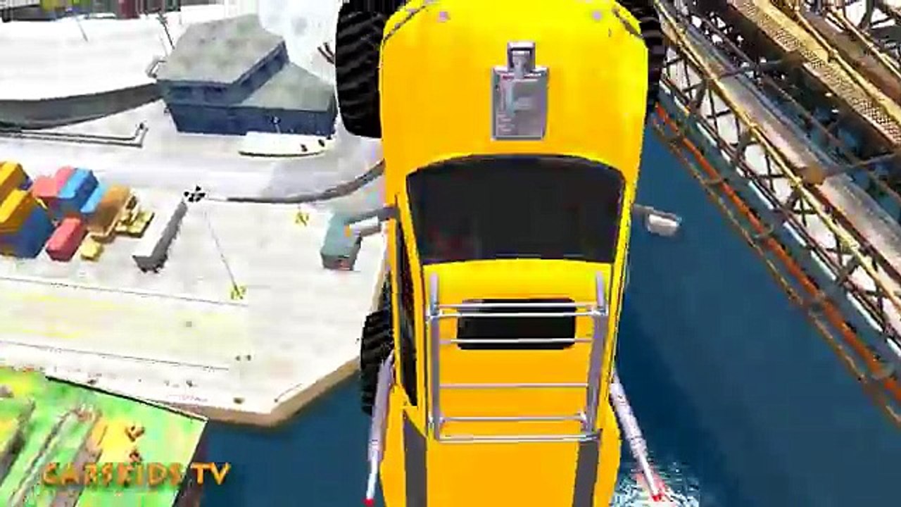 Monster Trucks Colors & Nursery Rhymes & Hulk Superman Spiderman (Animated Songs for Child