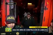 La Molina: detienen a delincuentes que iban a asaltar en construcción
