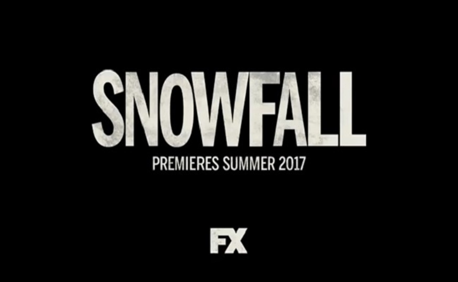 Snowfall - Teaser Saison 1 - Vidéo Dailymotion