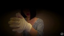 ASMR ｜ no talking latex gloves and oil 끈적한 오일을 바른 라텍스장갑 소리 gguul asmr