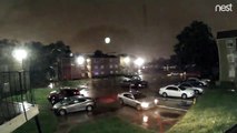 Le Timelapse terrible de la montée des eaux pendant l’ouragan