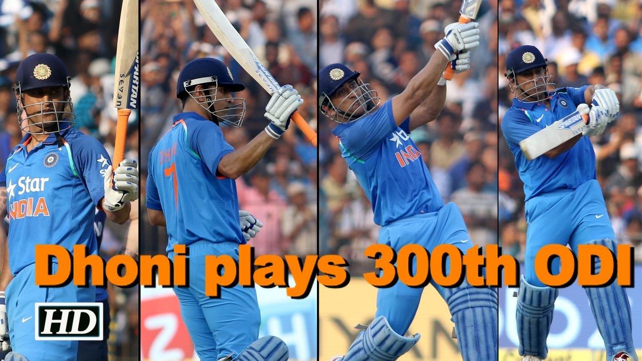 Dhoni plays 300th ODI