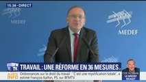 Réforme du code du travail: Gattaz salue 