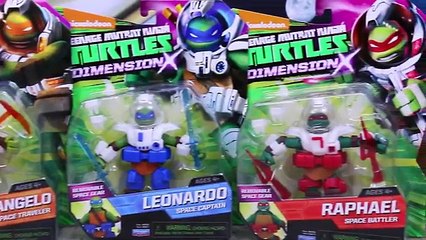 Teenage Mutant Ninja Turtles Dimension X Space Suits Action Figures Toys
