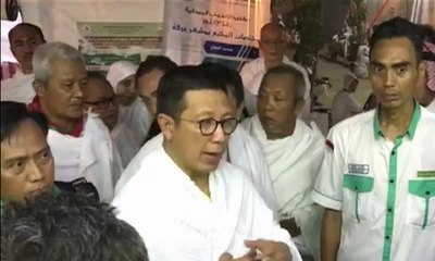 Menteri Agama Tinjau Persiapan Tenda Jemaah untuk Wukuf