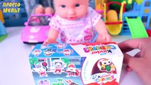 Bebé muñecas Jajaja sorpresa video Niños para muñeca de juguete sorpresa juguetes que los niños jueguen ombligo