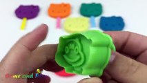 Learn Colors Play Doh Hello Kitty Animals Molds Fun & Creative for Kids Compilation EggVid