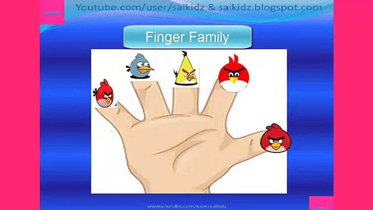 Et en colère des oiseaux la famille doigt amis têtes de chanson jouet mal Monica |