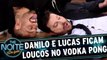 Lucas Lucco e Danilo ficam loucos jogando Vodka Pong