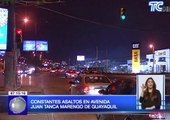 Constantes asaltos en avenida Juan Tanca Marengo de Guayaquil