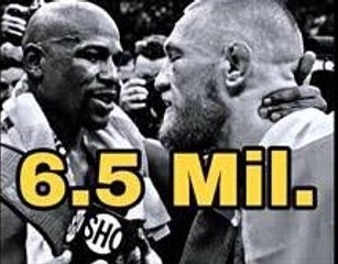 6.5 million Buys for Conor McGregor vs Floyd Mayweather