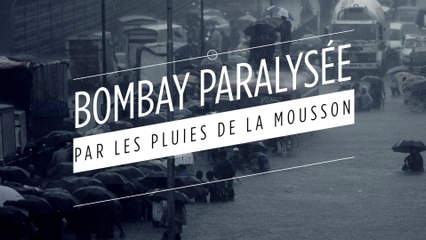 Bombay paralysée par les pluies de la mousson