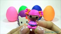 HUGE Monster High Surprise Eggs Locker Barbie Kinder Disney Princess Lalaloopsy Hello Kitt