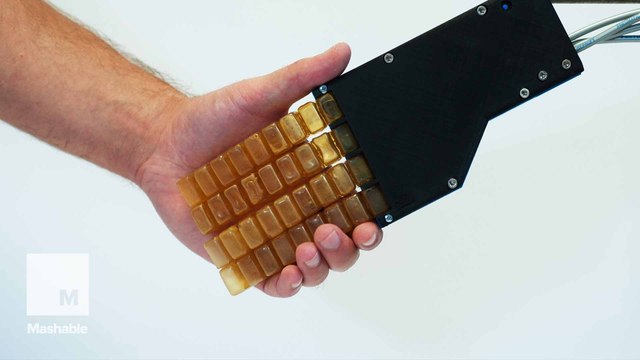 Researchers developed soft, self-healing skin for robots