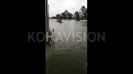 Shqiptarja xhiron përmbytjet në Hjuston