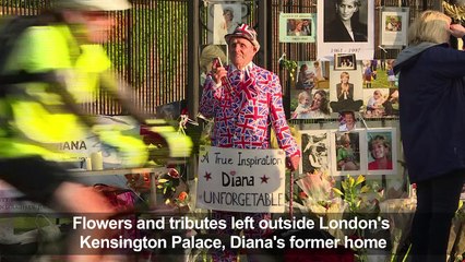 Diana fans in London, Paris mark 20th anniversary of her death