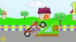 Coches y Funny Cars motocicleta ♥ ♥ enseñar a color de dibujos animados figuras educativas