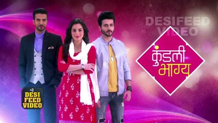 Kundali Bhagya - 1st September 2017 - Zee Tv Serials News