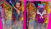 Monster High Boo York City Schemes Dolls Nefera de Nile and Catty Noir Cookieswirlc Video
