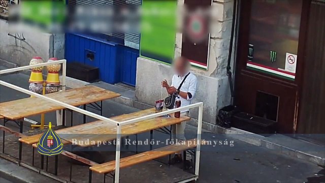 Arrestation éclair de trafiquants de drogue en terrasse d'un café en Hongrie !