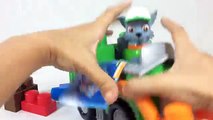Paw Patrol Ionix Jr Rocky Recycling Truck Construction Blocks - Unboxing Demo Review
