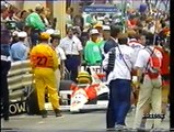 Gran Premio di Monaco 1990: Prima partenza e interruzione