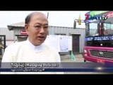 အဓိပတိ(အျပာ) ယာဥ္လိုင္း Yutong City Bus ယာဥ္သစ္ အစီး၃၀ လိုင္း၀င္တိုးခ်ဲ႕ ေျပးဆြဲ