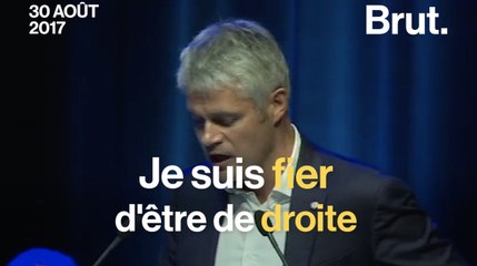 Laurent Wauquiez, le seul a être fier d'être de droite ?