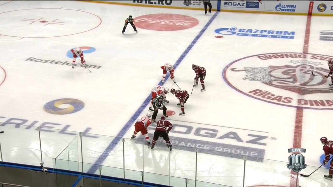 KHL - Dinamo Riga vs. Spartak Moscow - 31.08.2017
