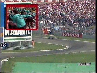GP San Marino 1990: Intervista a Capelli con sosta di Gugelmin, sorpasso di N. Piquet ad Alesi e ritiro di Boutsen