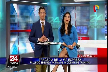 Falleció segunda víctima del accidente en la Vía Expresa