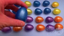 Узнайте узоры с сюрприз Яйца Открытие сюрприз Яйца заполненный с Игрушки Урок 4.