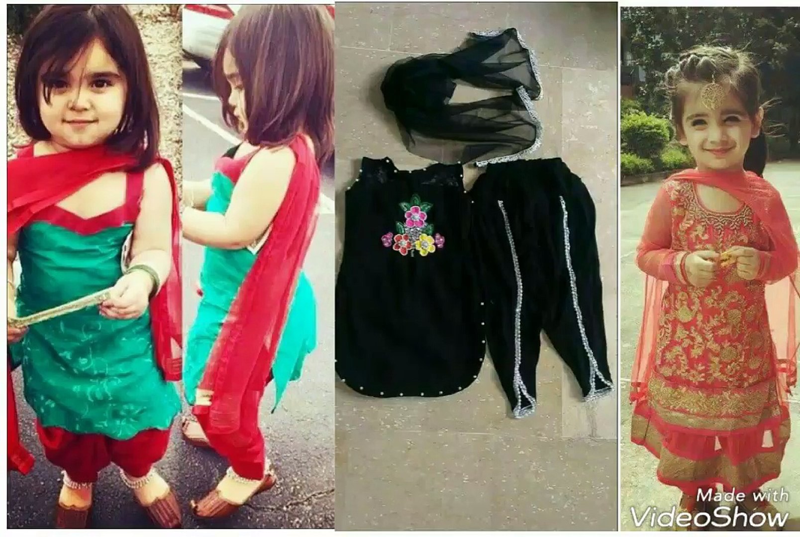 little girl punjabi suit design