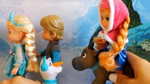 ❤ Disney Frozen Deluxe Collector Gift Set ❤ Ice Queen Elsa Anna Olaf Sven Kristoff Play Do