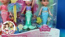 New Petit Ariel and Sisters Gift Set The Little Mermaid Play Disney Pool Party Underwater