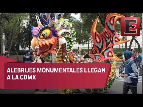 Todo listo para el desfile de alebrijes en la CDMX