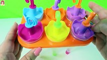 PALETAS DE PLASTILINA PLAY DOH| PLAY DOH RAINBOW POPSICLES|mundo de juguetes