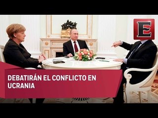 Merkel y Hollande prevén reunión con Putin